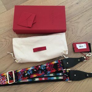VALENTINO GARAVANI FLOWER GUITAR STRAP